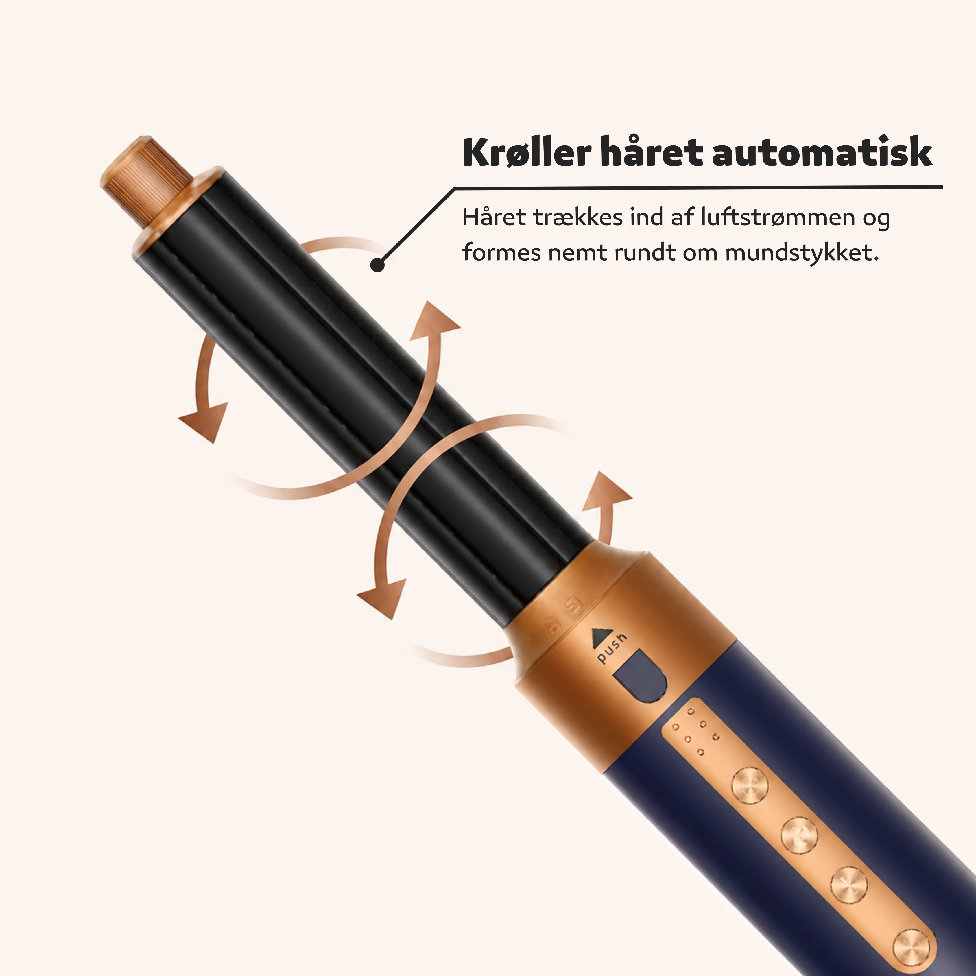 Luvién Pro Multistyler 6-i-1 Hårtørrer 1400W