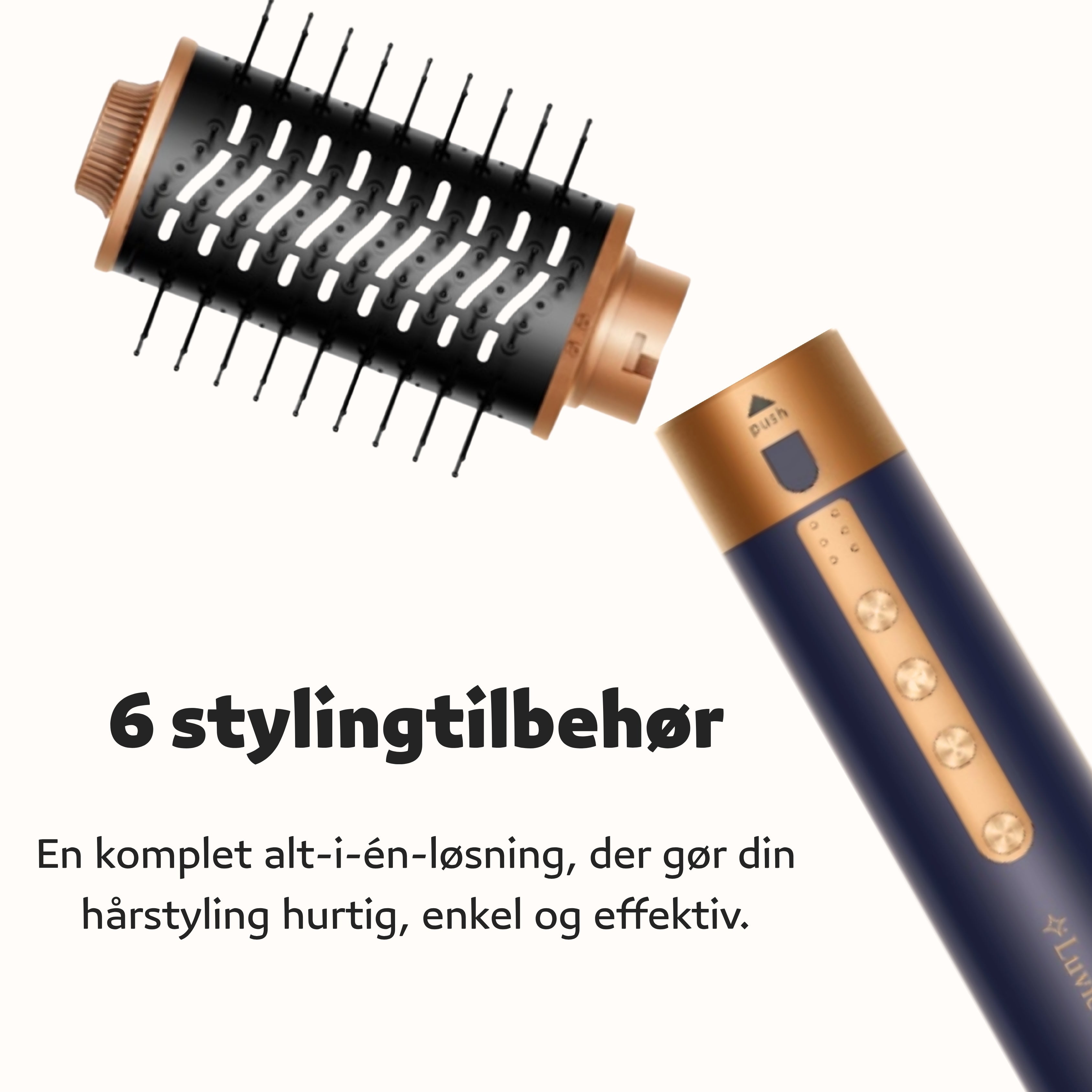 Luvién Pro Multistyler 6-i-1 Hårtørrer 1400W