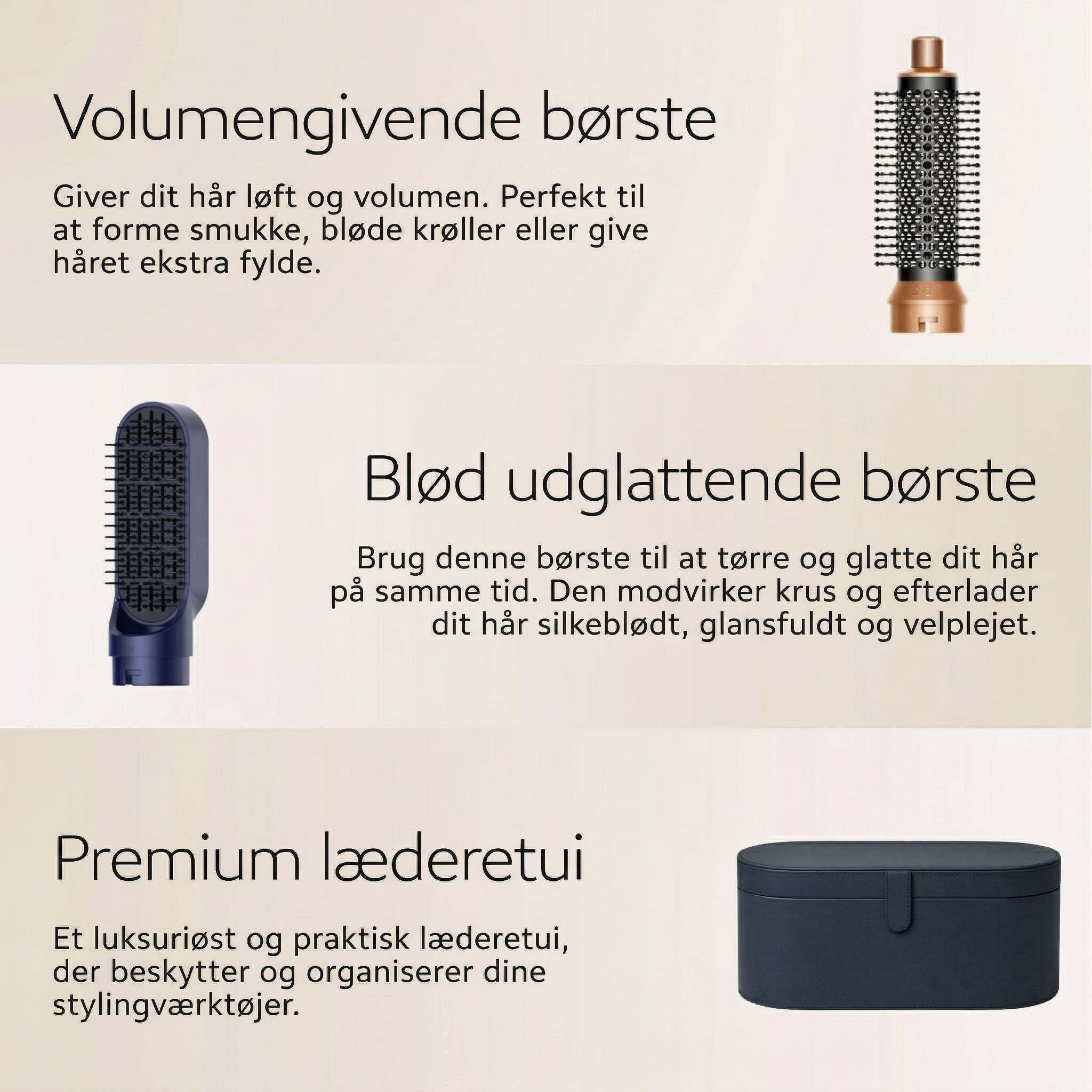 Luvién Pro Multistyler 6-i-1 Hårtørrer 1400W