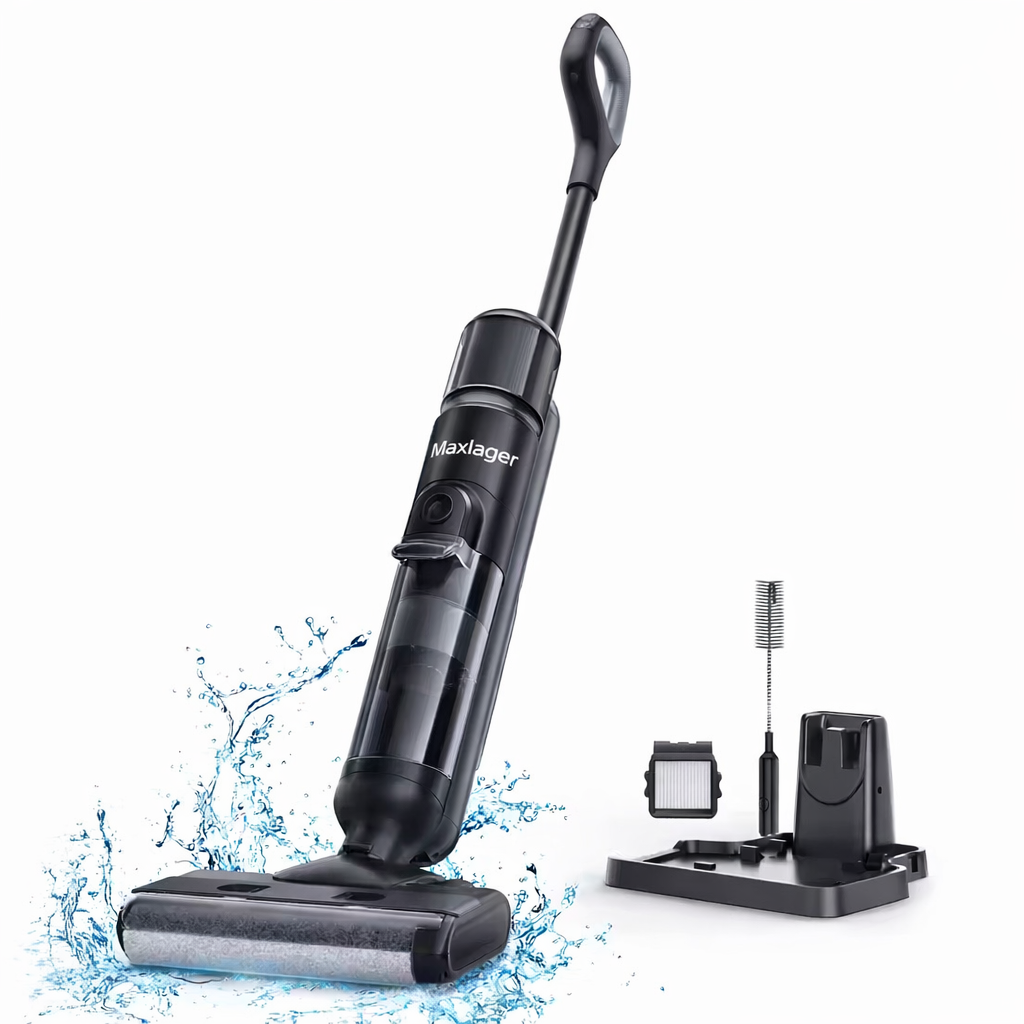 Maxlager M3 2-i-1 Sladdlös Mopp Dammsugare - Skaftdammsugare